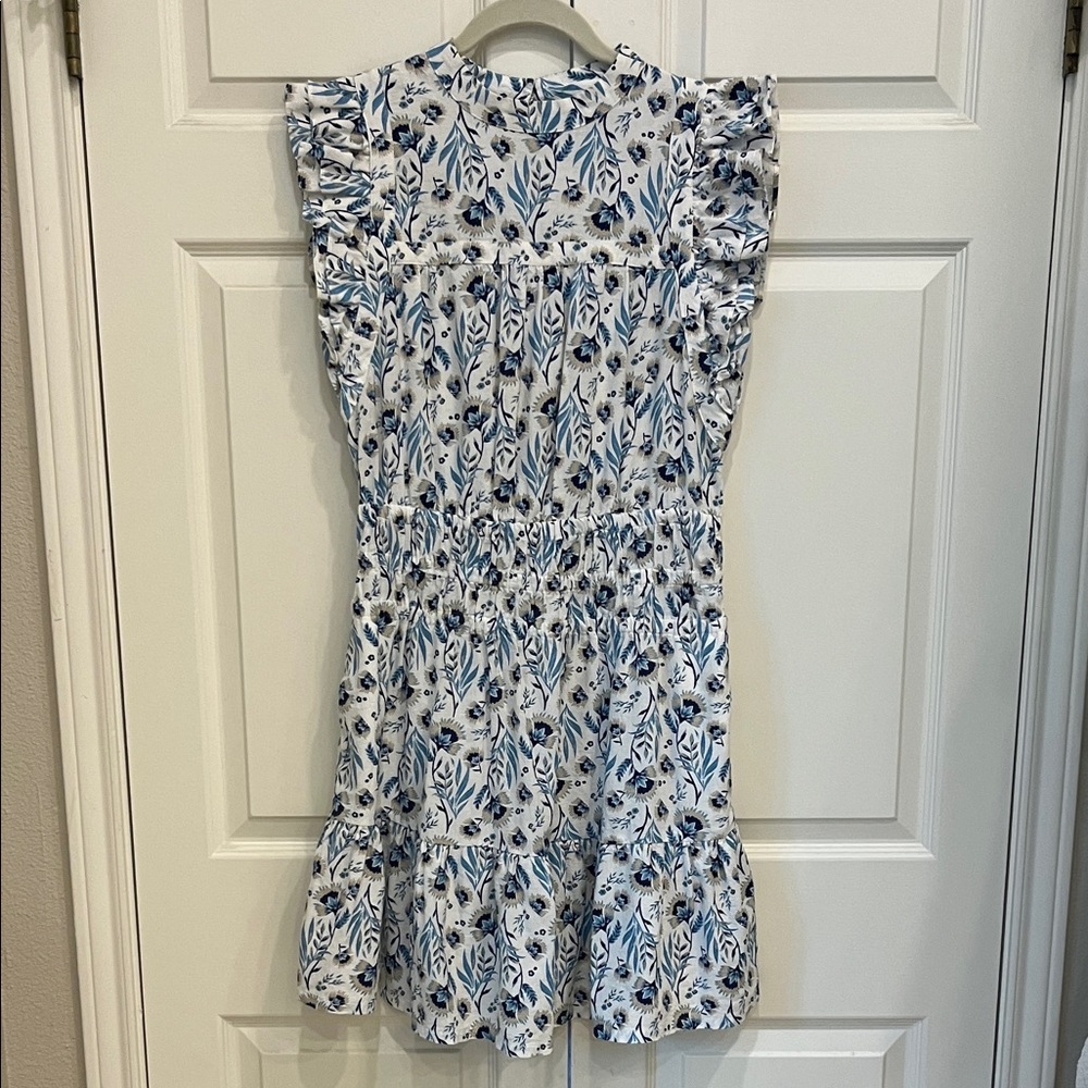 Universal Thread Blue and White Floral Dress